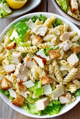 Chicken Caesar Pasta Salad