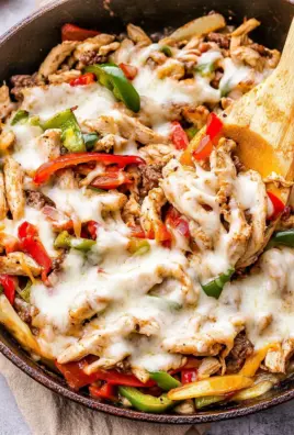 Chicken Cheesesteak Skillet