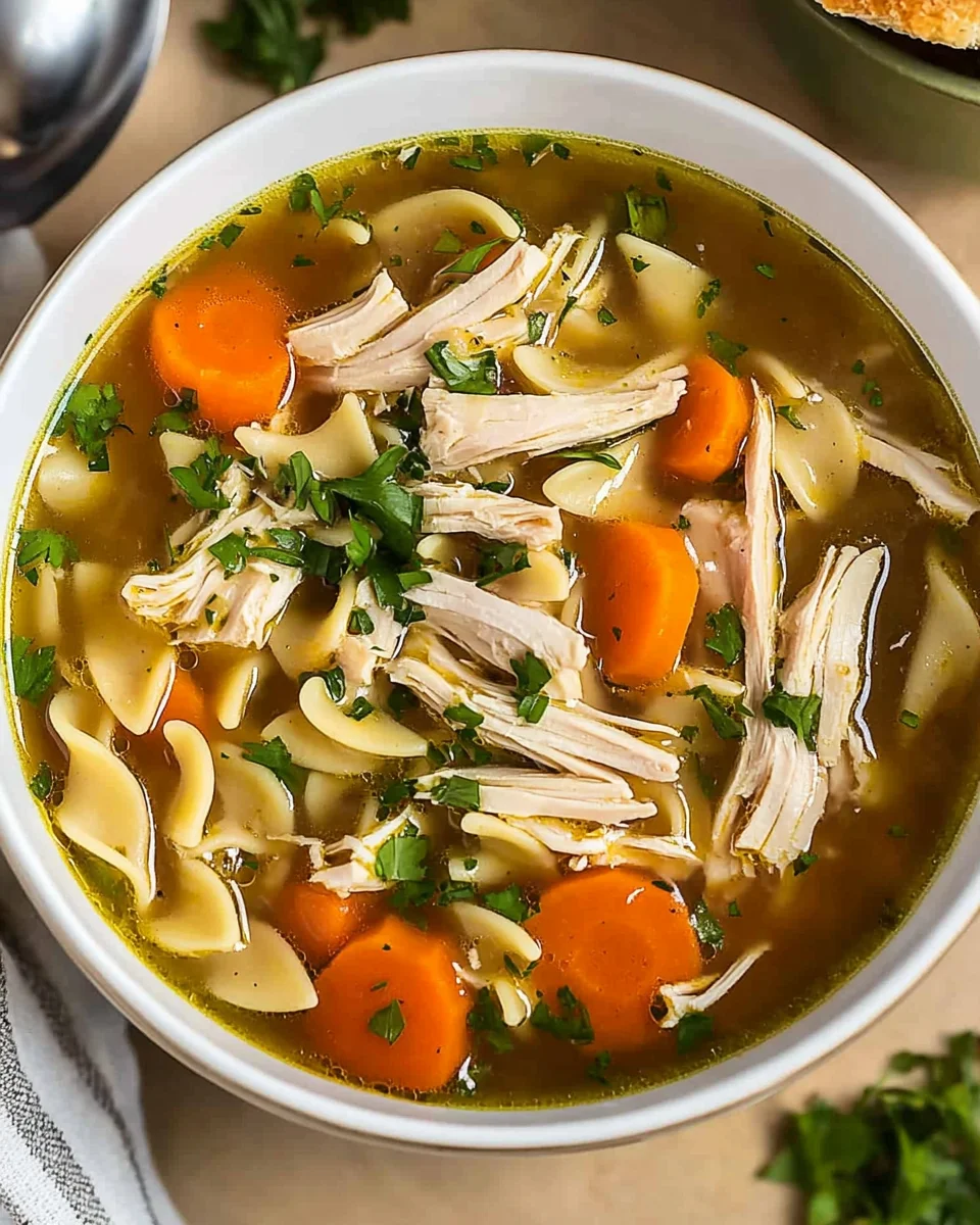 Classic Rotisserie Chicken Noodle Soup