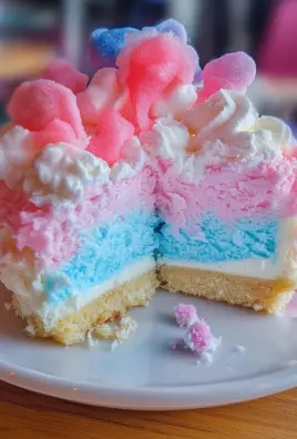 Cotton Candy Cheesecake