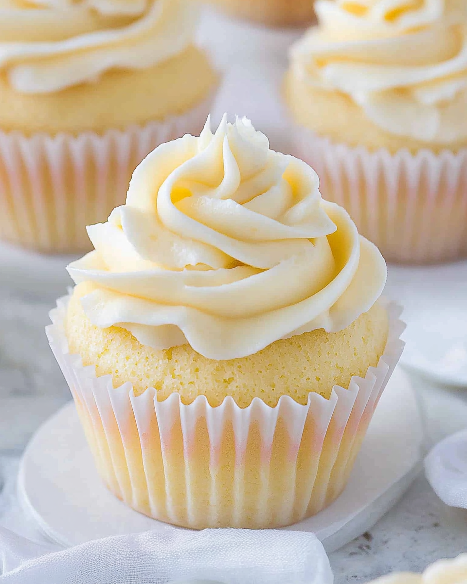 Fluffy Vanilla Cupcakes With Buttercream Frosting fluffy-vanilla-cupcakes-with-buttercream-frosting