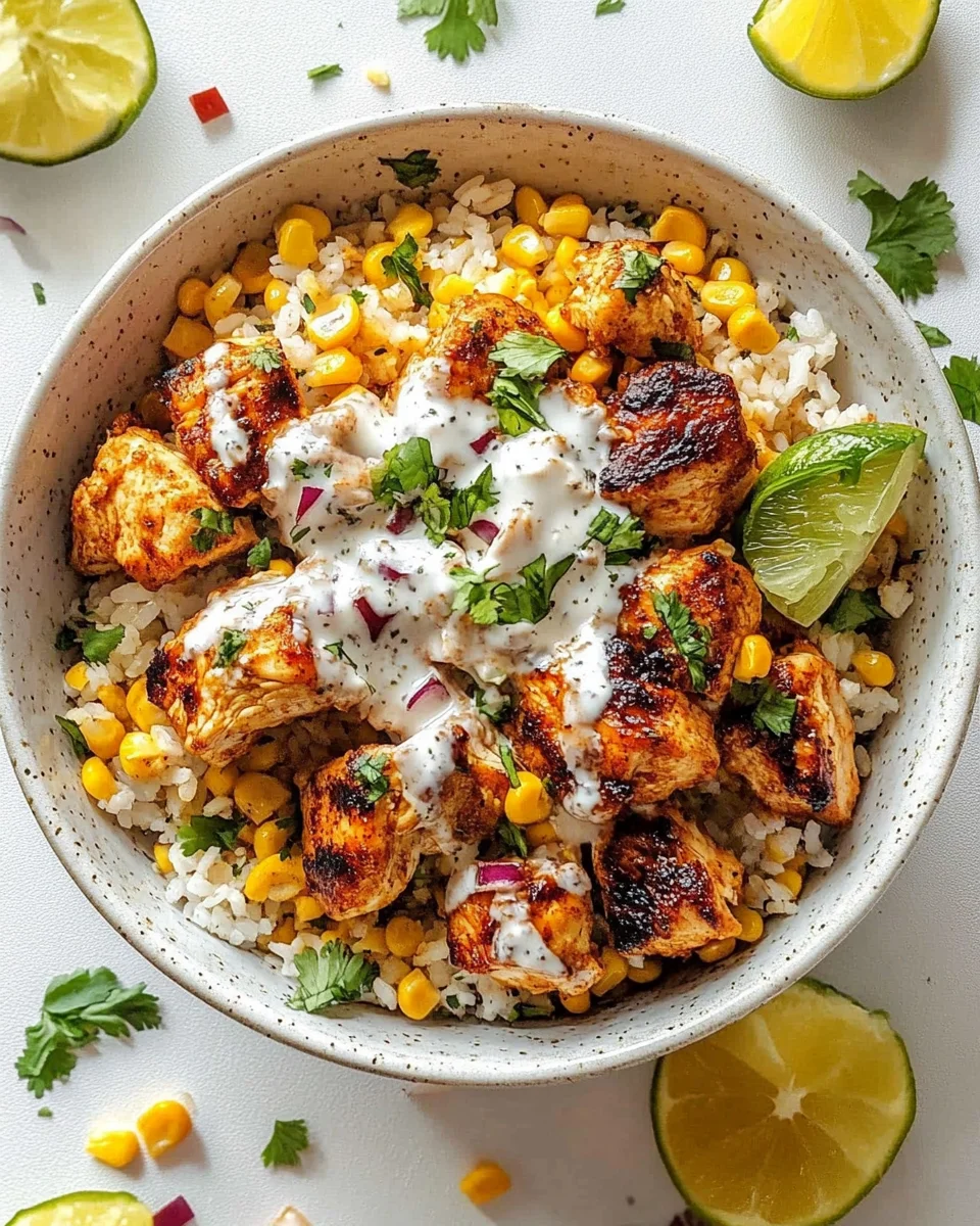 Easy Street Corn Chicken Rice Bowl