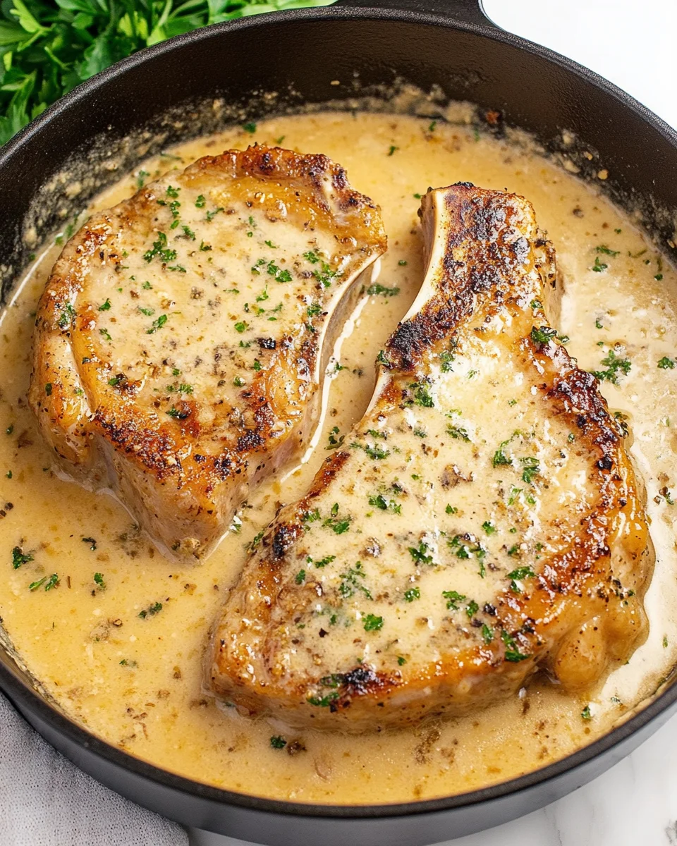 Garlic Parmesan Pork Chops