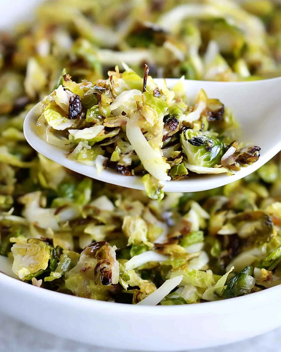 Keto Shredded Brussels Sprouts