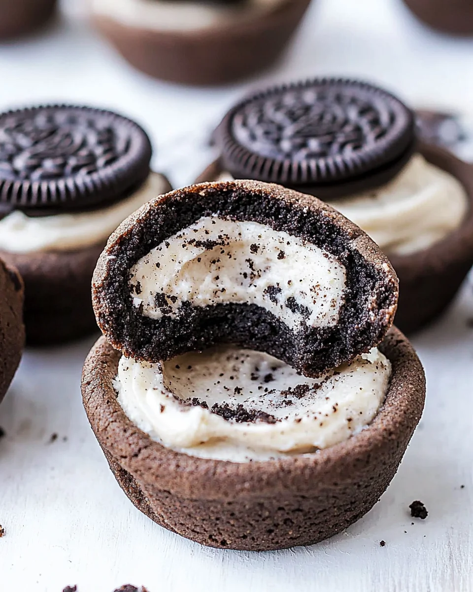 Oreo Cheesecake Cookie Cups