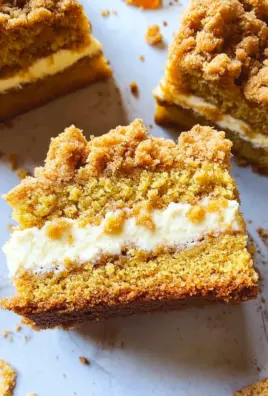 Pumpkin Crumb Cake with Cream Cheese Filling