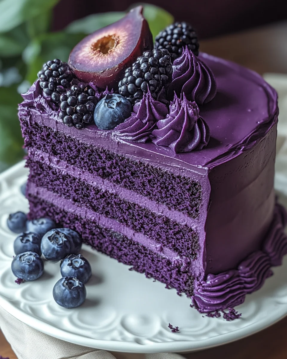 Purple Velvet Cake