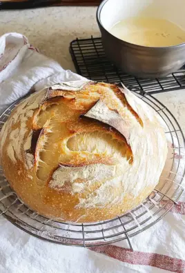 Speedy Same Day Sourdough Bread Recipe