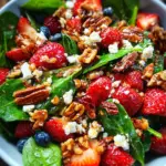 15-Minute Strawberry Spinach Salad
