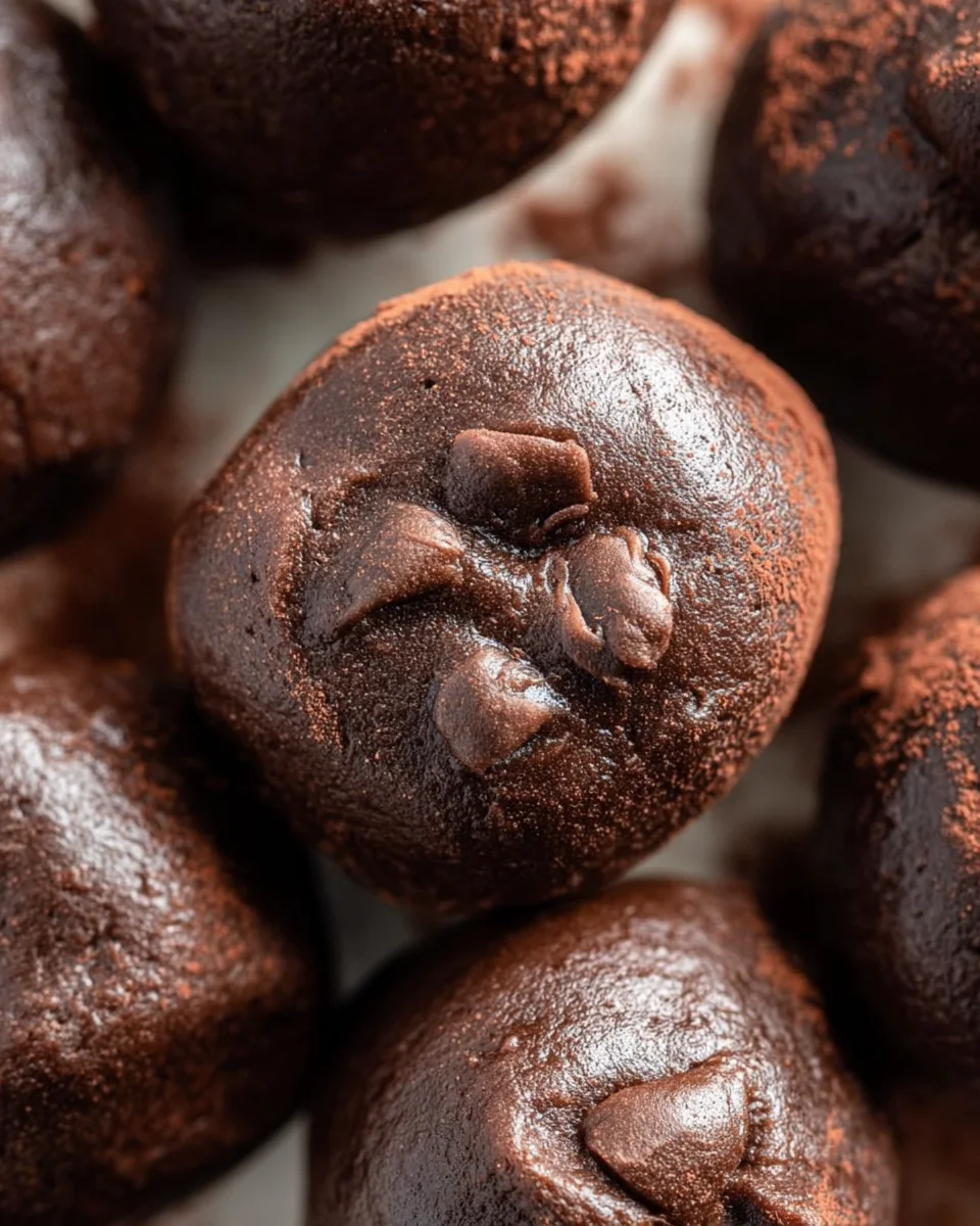 3-Ingredient No Bake Brownie Bites