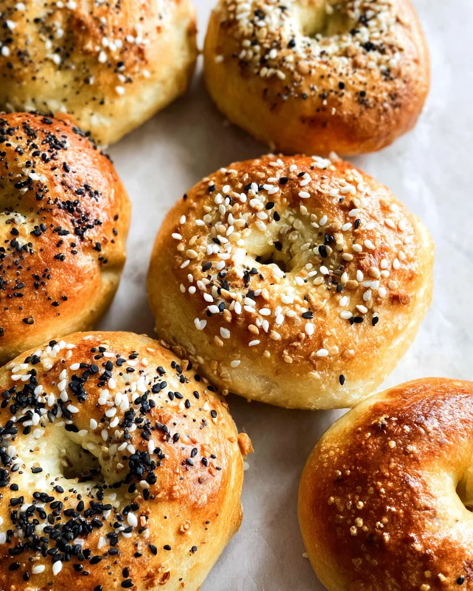 3 Ingredient Air Fryer Bagels