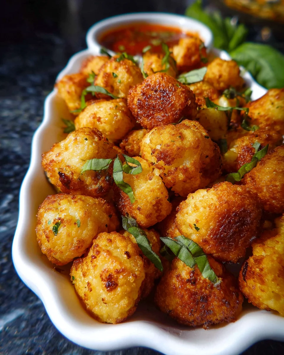 4-Ingredient Cauliflower Pops