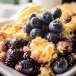 4 Ingredient Blueberry Cobbler