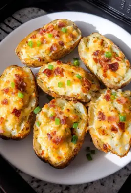 Air Fryer Twice Baked Potatoes