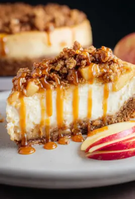 Apple Crisp Cheesecake