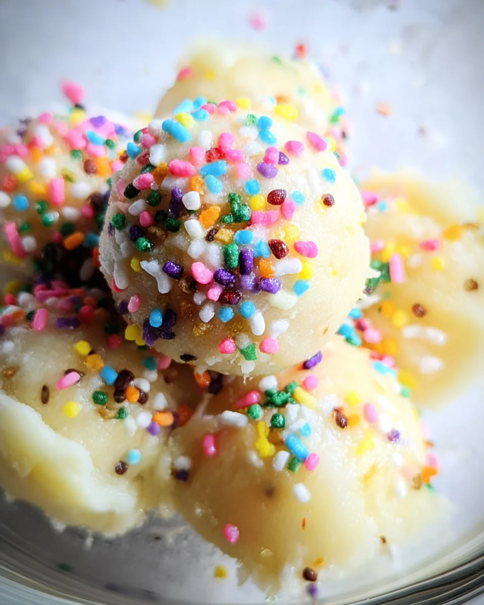 Applesauce Birthday Cake Protein Balls 15 Applesauce