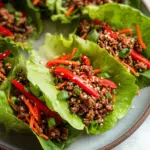 Asian Style Ground Beef Lettuce Wraps 21 Asian Style Ground Beef Lettuce Wraps
