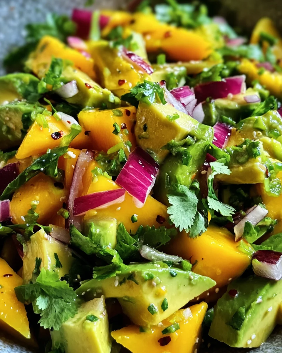 Avocado Mango Salad 19 Avocado