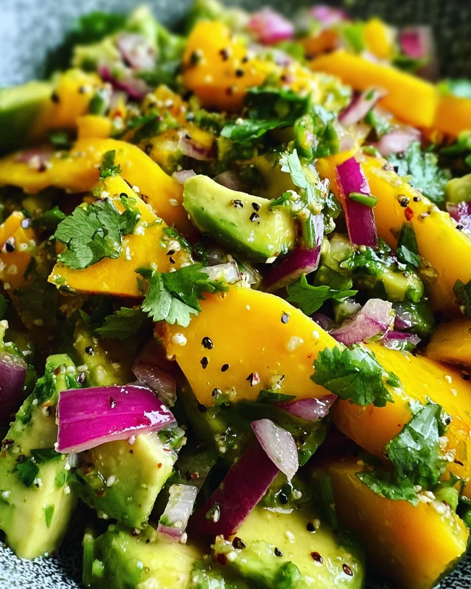 Avocado Mango Salad 20 Avocado