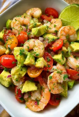 Avocado Salsa Shrimp Salad