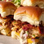 Bacon Ranch BBQ Chicken Sliders