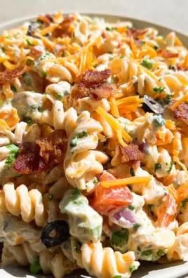 Bacon Ranch Pasta Salad