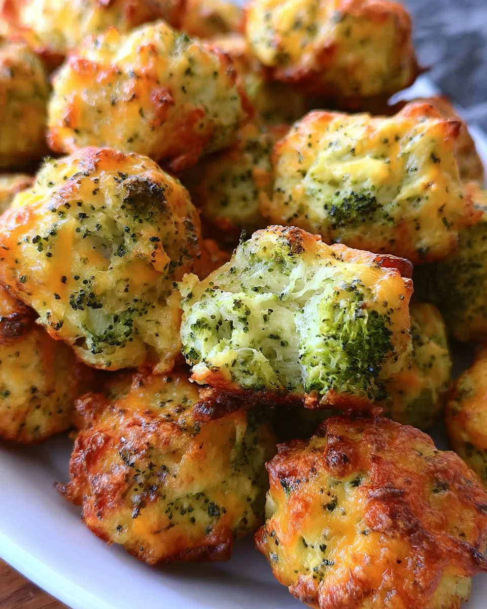Baked Broccoli Cheese Balls