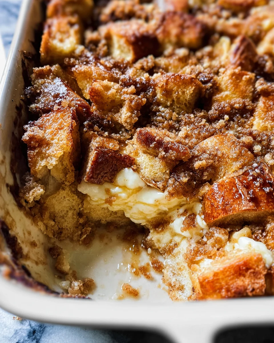 Baked Cream Cheese French Toast Casserole 16 Baked