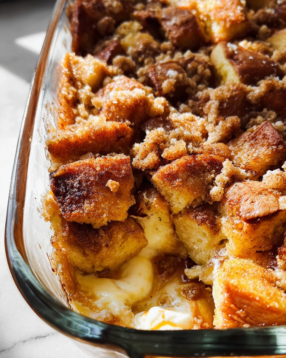 Baked Cream Cheese French Toast Casserole 17 Baked