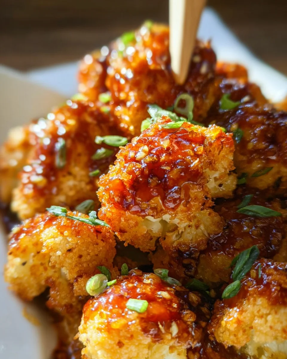 Baked Orange Cauliflower 25 Baked