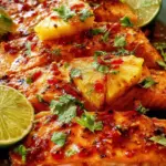 Baked Pineapple Salmon