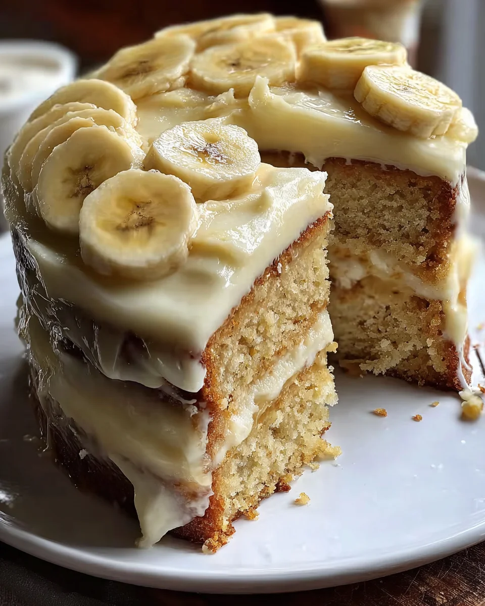 Banana Cake with Cream Cheese Frosting 23 Banana Cake with Cream Cheese Frosting