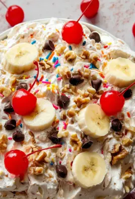 Banana Split Fluff Salad