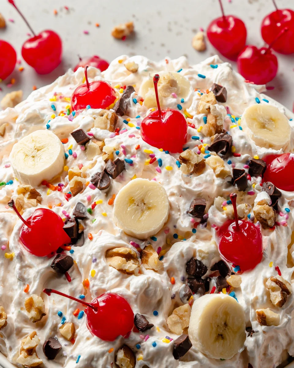 Banana Split Fluff Salad 18 Banana