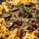 Beef Stroganoff with Egg Noodles 26 Beef Stroganoff with Egg Noodles