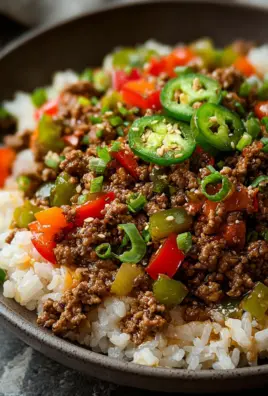 Beef and Pepper Rice Bowl