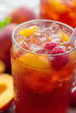 Bellini Peach Raspberry Iced Tea