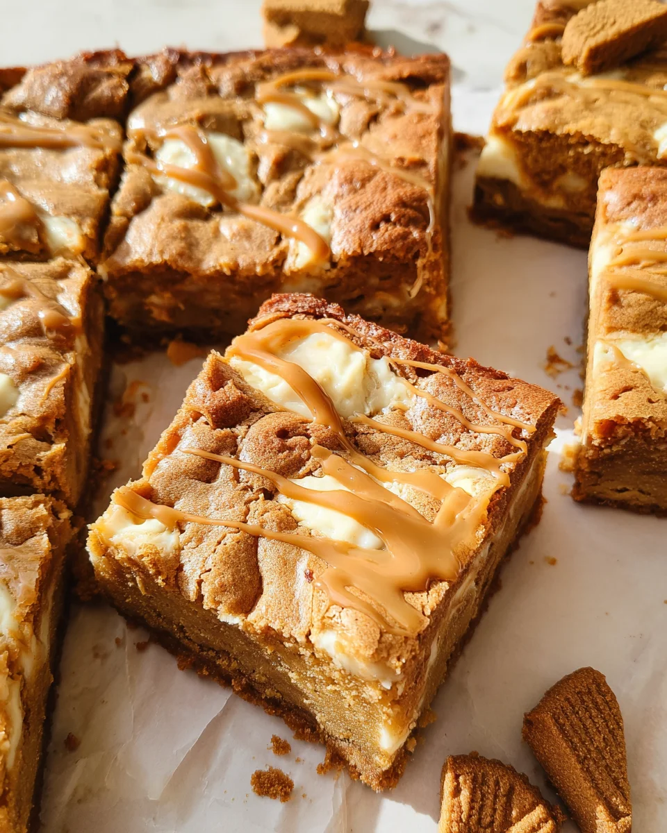 Biscoff Blondies 24 Biscoff