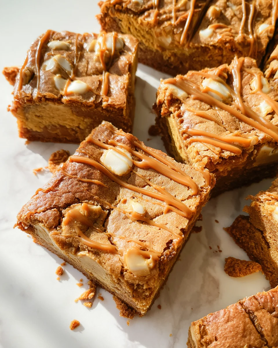 Biscoff Blondies 25 Biscoff