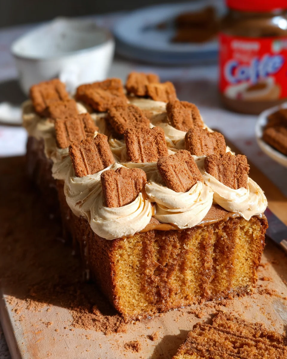Biscoff Loaf Cake