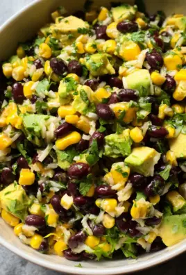 Black Bean Corn Avocado Salad