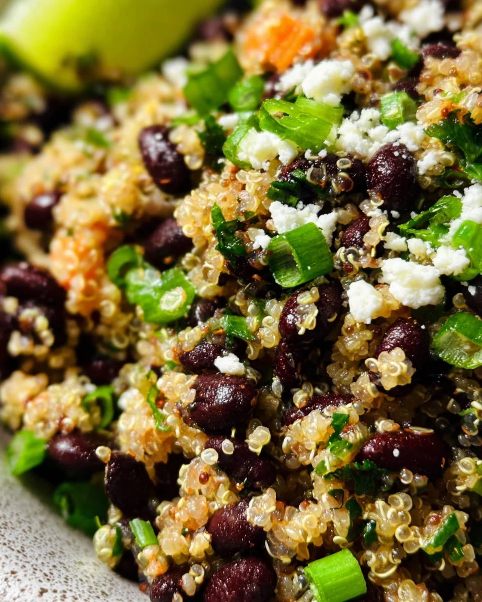 Black Bean Quinoa Salad Recipe