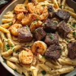 Blackened Steak and Shrimp Alfredo 21 Blackened Steak and Shrimp Alfredo