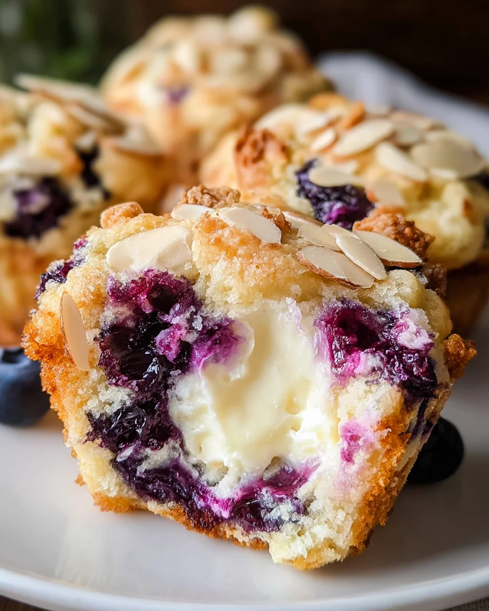 Blueberry Cream Cheese Muffins