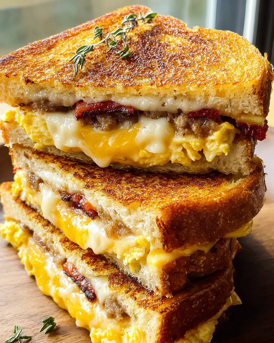 Breakfast Grilled Cheese 16 Breakfast