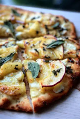Brie and Apple Flatbread