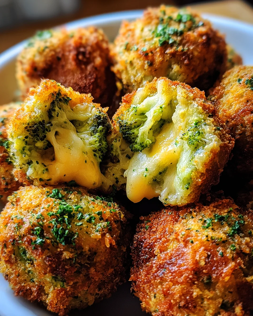 Broccoli Cheese Balls 18 Broccoli