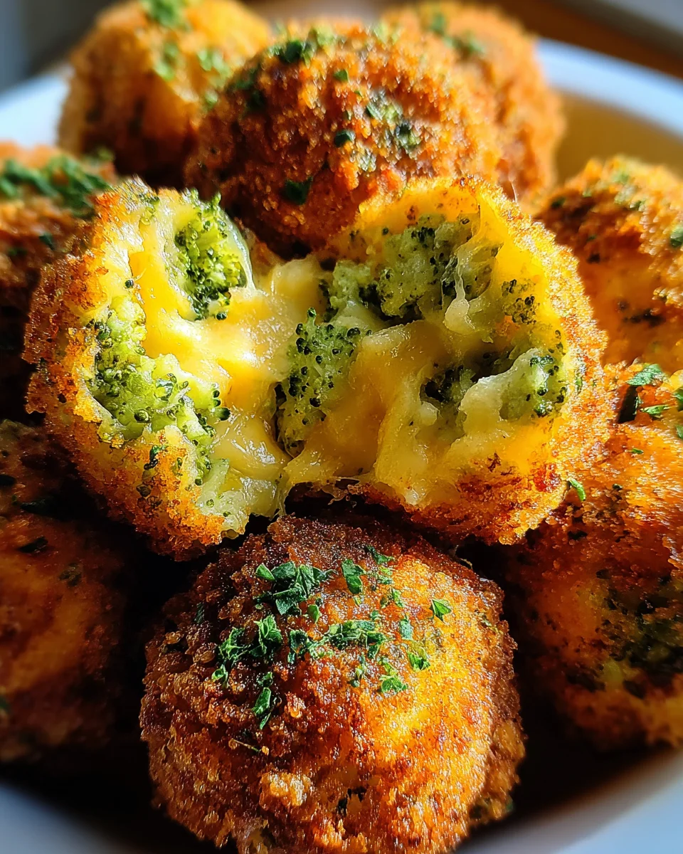 Broccoli Cheese Balls 19 Broccoli