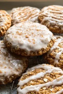 Brown Butter Iced Oatmeal Cookies Recipe