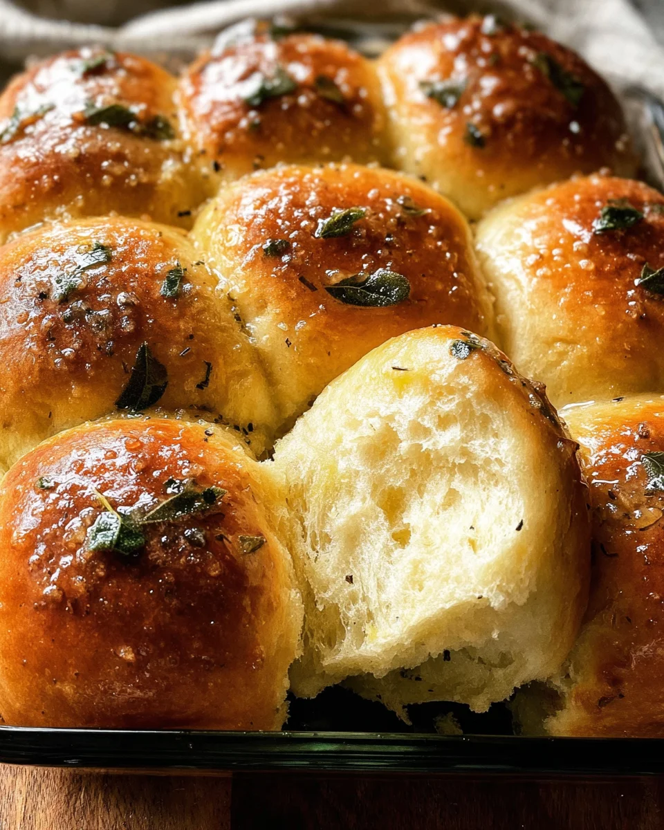 Brown Butter Sage Dinner Rolls 20 Brown